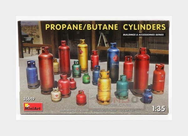 1:35 Miniart Accessories Propane Butane Cylinders Kit MA35619 Modellbau-image