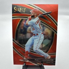 2020 Panini Select - Premier Matt Carpenter #131 Red Prizm /199