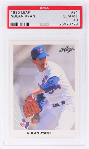1990 Leaf Nolan Ryan #21 PSA 10