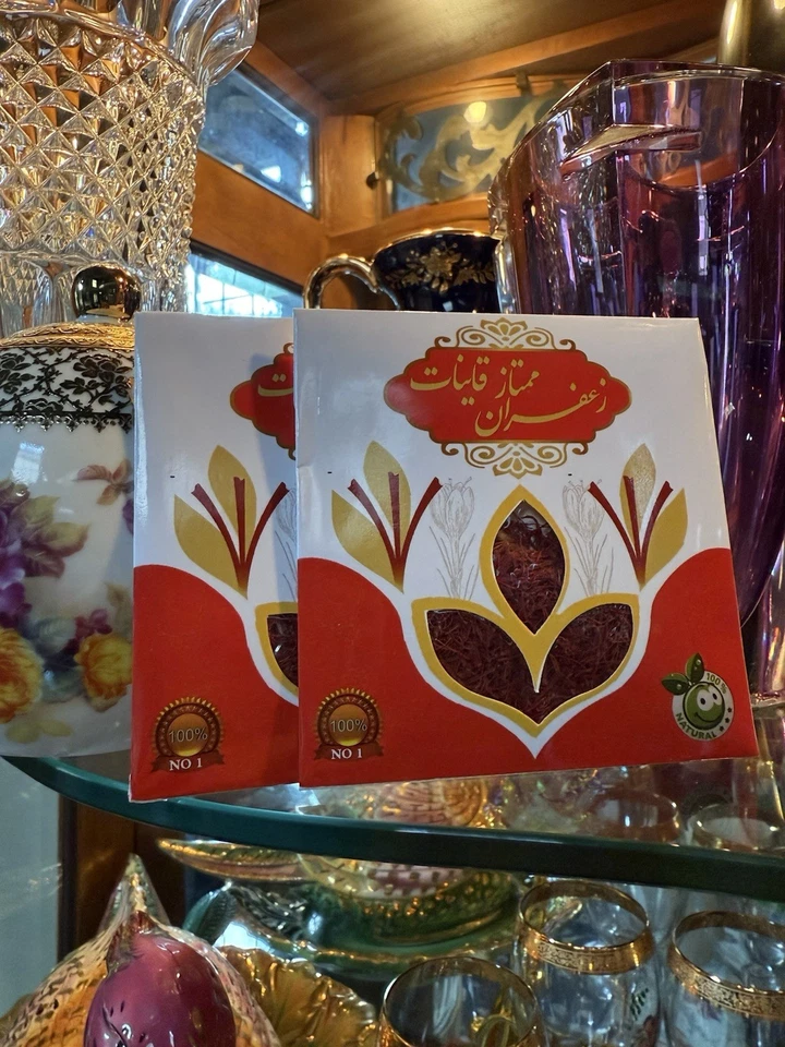 Especias de azafrán rojo orgánico puro de 50 gramos, paquetes de 10 de 5 gramos. total 50 gramos Foto 4 de 4