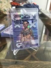 2025 Topps Finest UFC Max Holloway #45 Purple Refractor /250