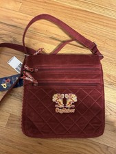 Bolso Bandolera Vera Bradley Harry Potter Pana Gryffindor Triple Cremallera Hipster