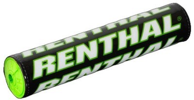 Renthal SX Bar Pad 10'' GREEN/Black 10'' Crossbar Pad - Foam MX SX MOTO LE - P286