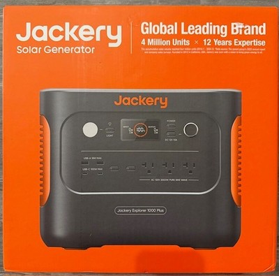 Jackery SOLAR Power Station Explorer 1000 Plus 2000-Watt BRAND NEW FREE SHIP