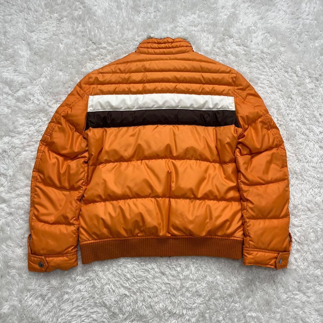 BURBERRY BLACK LABEL Down Jacket Size M Orange From Japan thumbnail 22