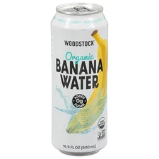 Woodstock, Organic Banana Water, 16.9 Fl Oz 