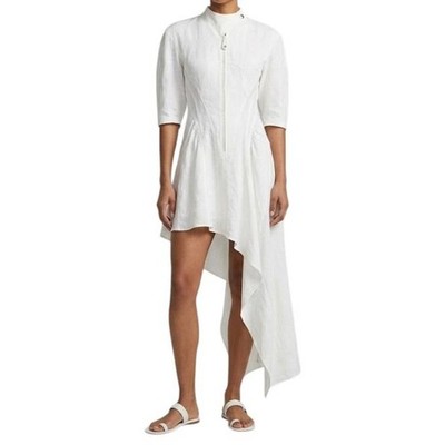 Stella McCartney Corset Asymmetric Dress in White IT 40 US 4 | eBay