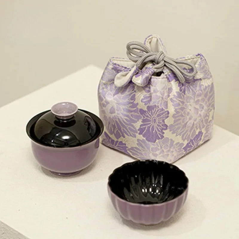 Gaiwan Puer Taza de Té Cubierta China Tazón Herramienta Kung Fu Tazas Suministros Set  Foto 3 de 4