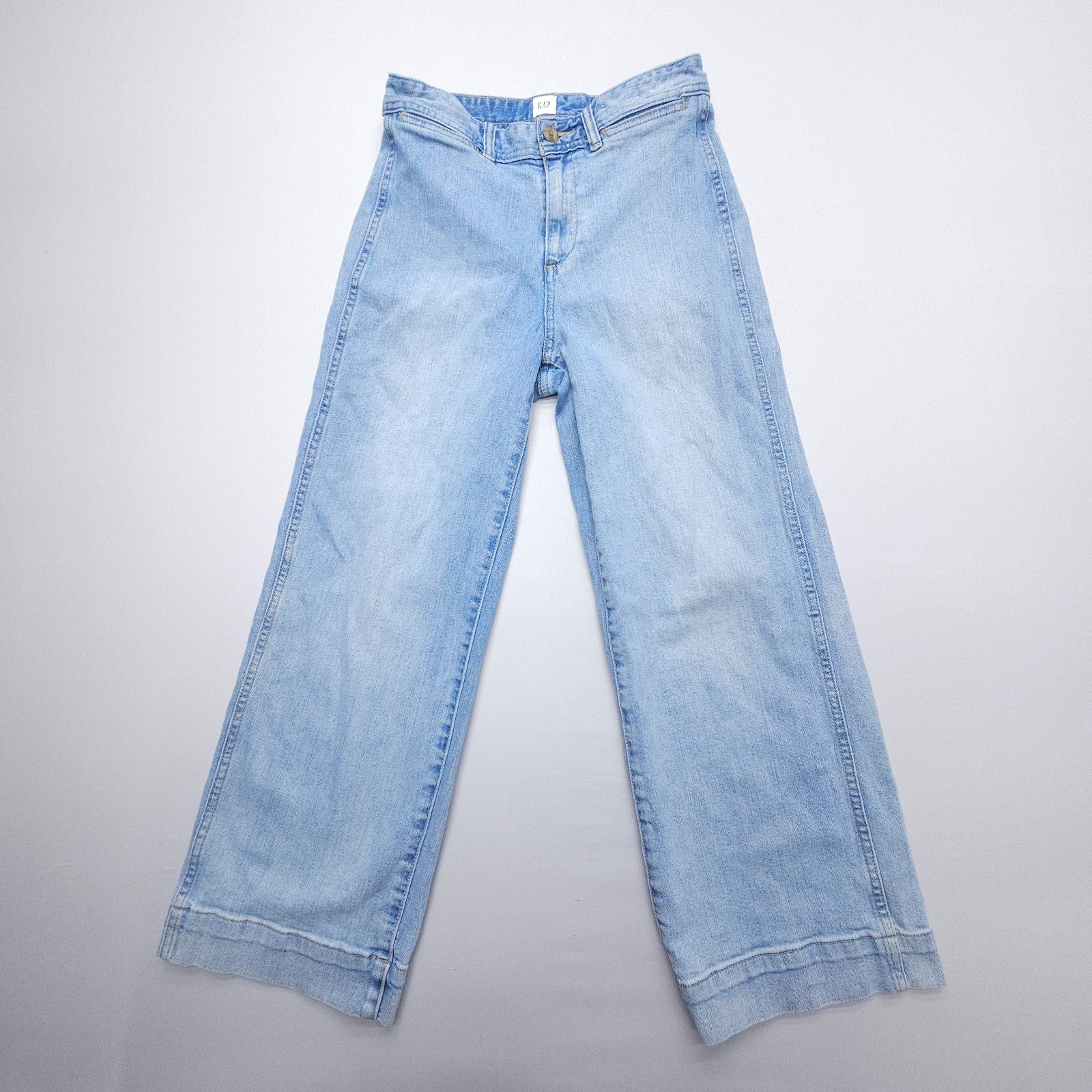 Size 4 / 27 Light Wash Blue Denim Baggy Boho