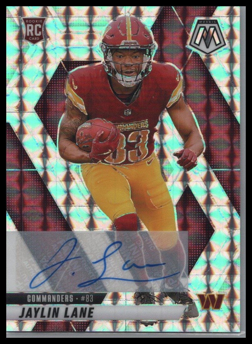 2025 Panini Mosaic #306 Jaylin Lane Rookie Autographs Mosaic
