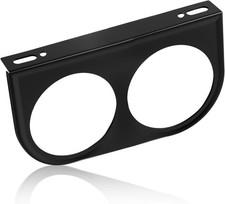 Universal Car Black Dual Gauge Mount Bracket Pod 2-116 52mm Gauge 2mount