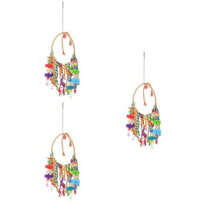  3 Pack Bird -Kauspielzeug Papageienkauspielzeug Vogelspielzeug Wellensittich