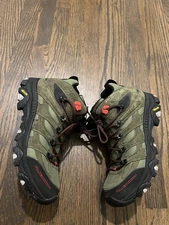 Merrell Men's Moab 3 Mid X Jeep Hiking Shoes Suede Leather Sarge Green Size 11.5