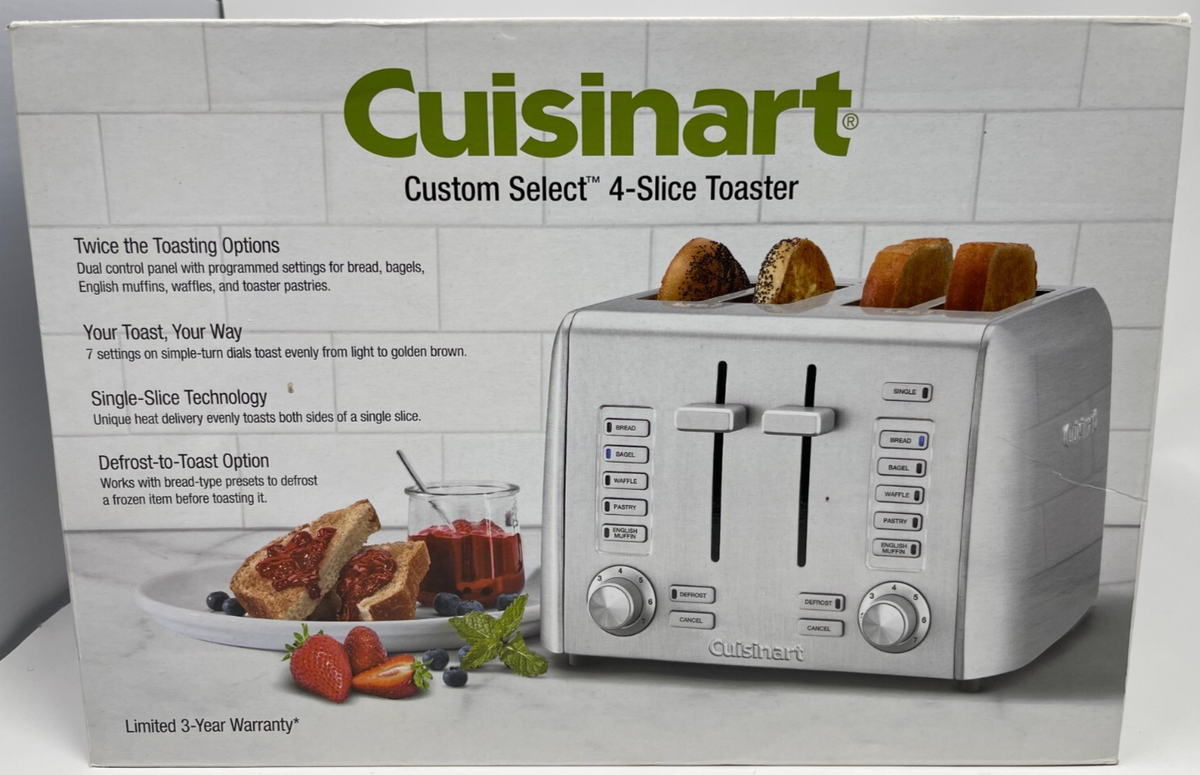 Cuisinart Custom Select Slice Toaster Shade Setting RBT-1350PC