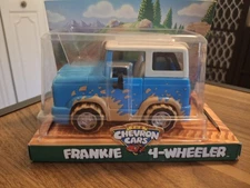 Chevron Cars Frankie 4-Wheeler Moving Eyes Door Hardtop Tail Gate 5.5" Toy