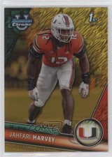 2023 Bowman U Chrome Gold Shimmer Refractor 43/50 Jahfari Harvey #25 4f5