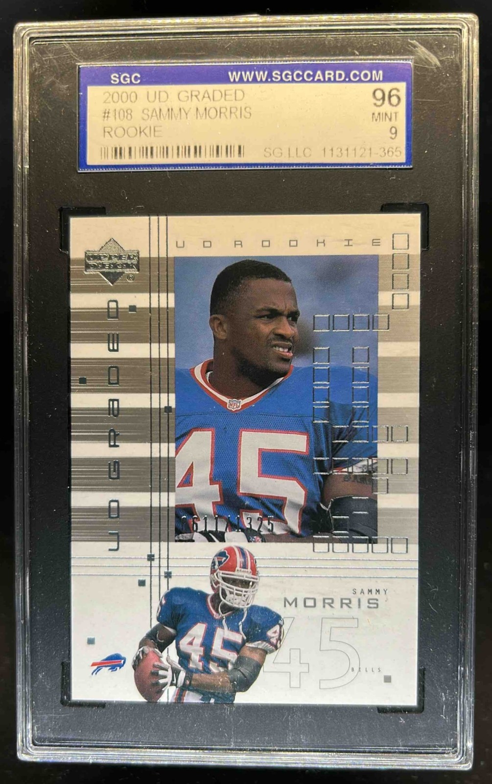 Sammy Morris Upper Deck Graded #108 Base