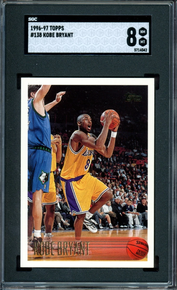Kobe Bryant Basketball Grade 8 Rookie Sports Trading Cards