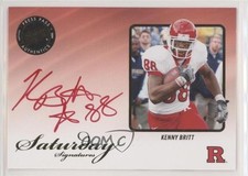 2009 Press Pass Legends Saturday Signatures Red Ink Kenny Britt #SS-KB Auto u6m