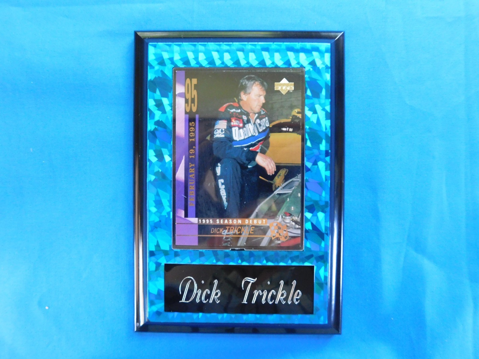 1995 Framed Upper Deck Dick Trickle #239 Season Debut Daytona 500
