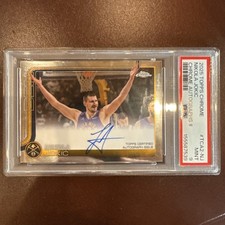 Nikola Jokic - 2025 TOPPS Chrome Auto PSA 9