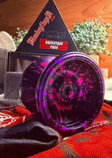 MFD Backstage Pass Yo-Yo Purple Pink Splatter Black w/ Box D356 2014