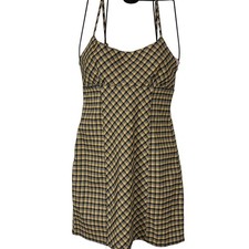 Wild Fable Women's Plaid Sleeveless Woven Bodycon Dress - Size XS - NWT
