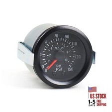 2 52mm Mechanical Oil Press Gauge 0-10 Bar0-150psi Oil Pressure 12v Press