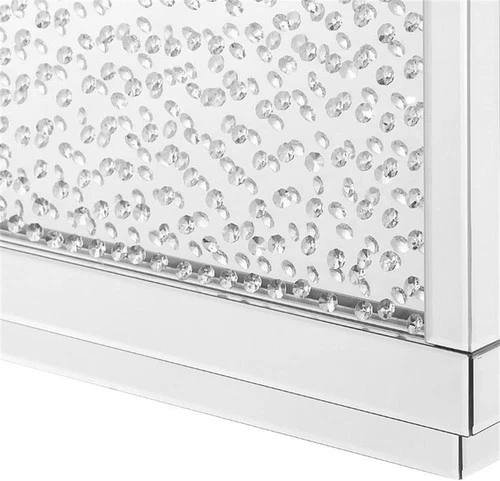 Elegant Lighting 48 inch Rectangle Crystal Coffee Table In Clear Mirror Finish - Picture 7 of 9