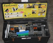 Malco Fasgroov System Kit Shiplap Groove Kit Duct Board Tools w/ Case FREE SHIP