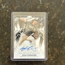 Kyle Finnegan 2025 Topps Series 1 Baseball Stars Auto Nats