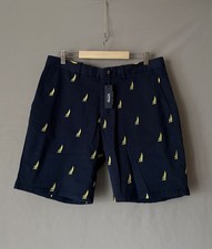 NEW Vilebrequin Brook Blue Cotton Chino Shorts sz 50