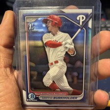 2024 Bowman Draft Chrome Griffin Burkholder #BDC-60 1st Bowman Refractor