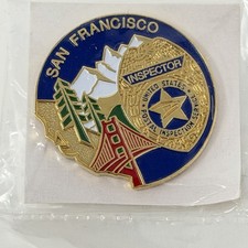 USPS Postal Inspector USPS Service Lapel pin San Francisco NEW