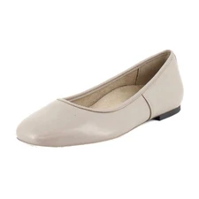 Vionic Orinda Womens Flats Putty Beige Leather