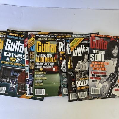 GuitarPlayer magazines lot of 10 