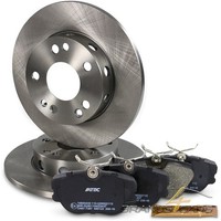 Atec Bremsscheiben Voll Ø262 + BremsbelÄGe Vorne FÜR Mercedes Benz 190-ER W201