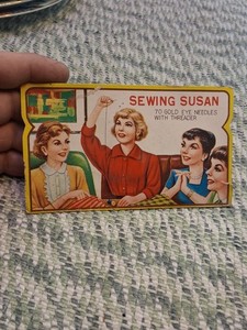 Sewing Susan Vintage Needles and Threaders Set