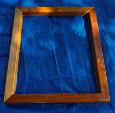Vintage Silk Screen Printing Frame. Wood, , 21.75" X 18.75" Outside Measurement