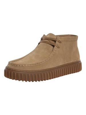 Clarks Herren Torhill Hi Wildlederstiefel, Beige