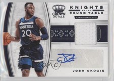 2019 Crown Royale Knights of the Round Table Jersey 33/99 Josh Okogie Auto 03il