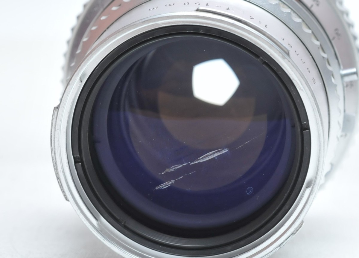 ☆美品 Hasselblad Sonnar C 150mm f4 Chrome Used Hasselblad 150mm f4 Zeiss Sonnar C Lens Chrome in 'Good