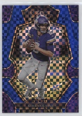 2022 Panini Select Premier Level Blue Prizm /149 Kirk Cousins #164 8d4