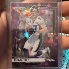 2024 Panini Prizm #90 Ed McCaffrey Purple Ice #/225