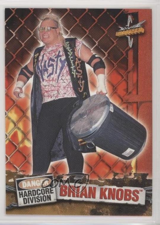 1999 Topps WCW Embossed Danger Hardcoure Division Brian Knobbs Knobs #51 0b5