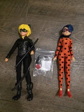 Lady Bug and Cat Noir Miraculous w/Accessories