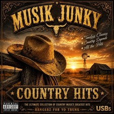 64gb USB Thumb Drive Loaded With Country Hits In Mp3 Format