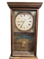 Vintage Jameson Irish Whiskey Wall Clock With...