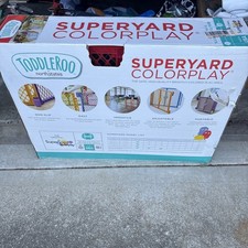 Toddleroo by North States Superyard Colorplay 6 Panel Freestanding Baby