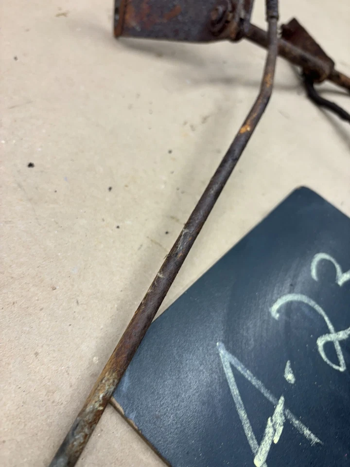 81-93 DODGE RAM TRUCK RAMCHARGER 2WD 46RE COLUMN SHIFT LINKAGE RODS RUSTY WORKS! - Image 3 of 4